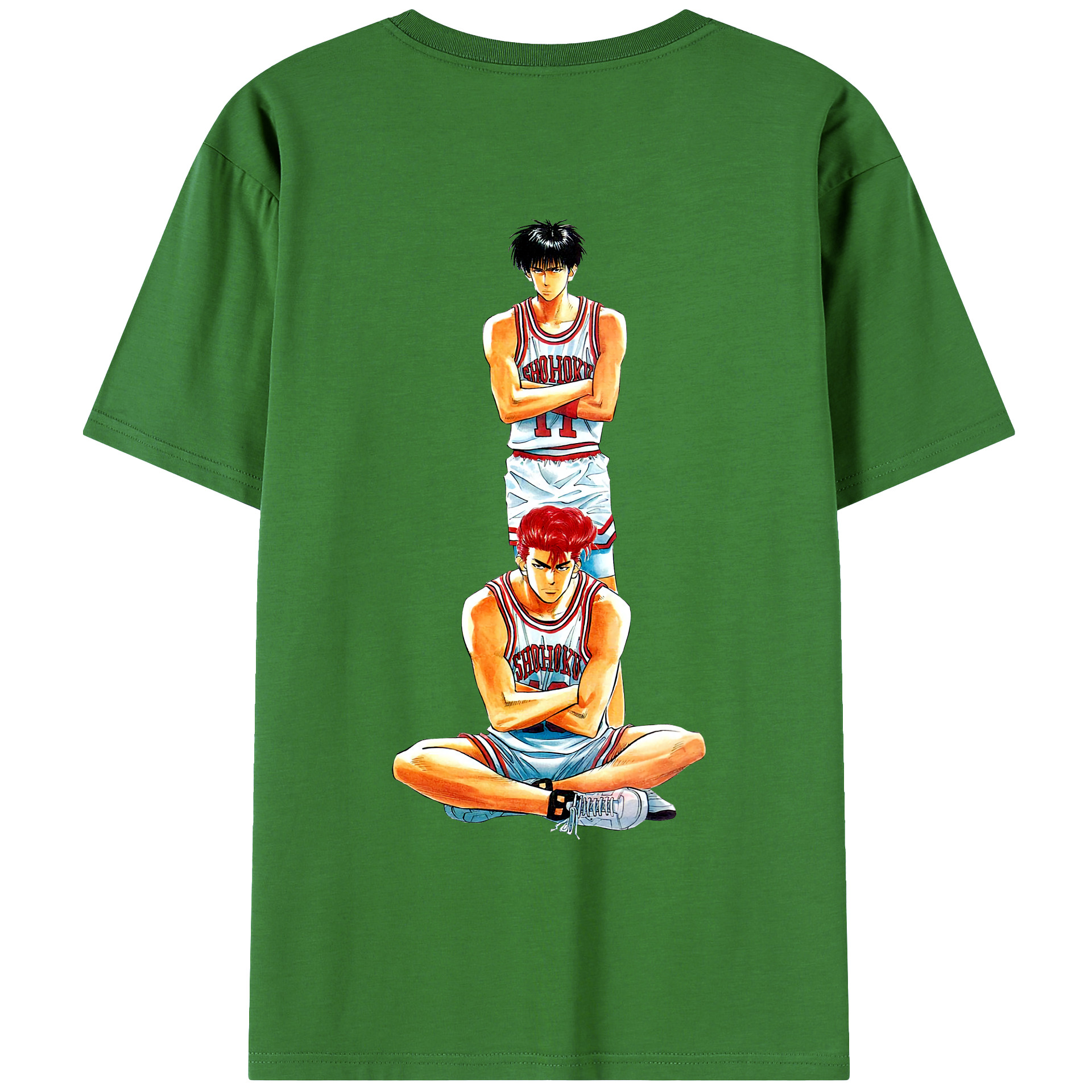 SLAM DUNK／スラムダンク レディース半袖Tシャツ(バックプリント)